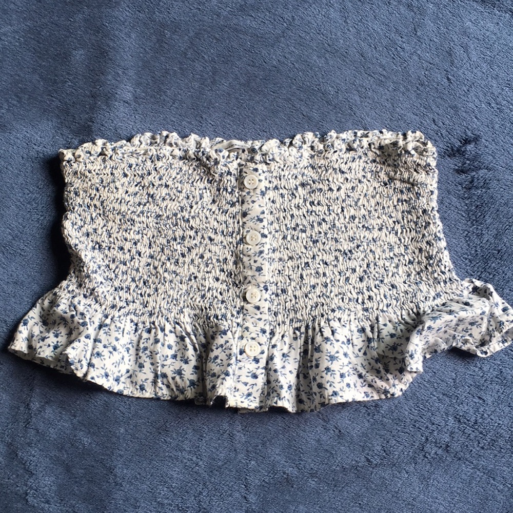 Floral skylar+madison tube top